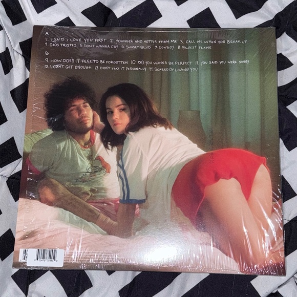Selena Gomez Benny Blanco Signed ISILYF Vinyl - Picture 2 of 3